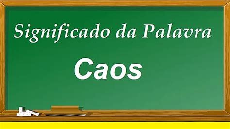 Caus Ou Caos