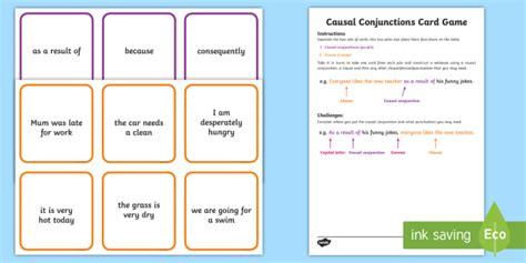 Causal Connectives Game
