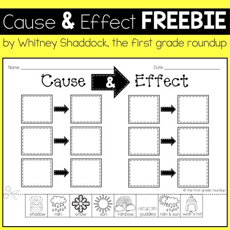Cause And Effect Worksheets Cut And Paste Written Cause And Effect Cut And Paste - Cause And Effect Cut And Paste