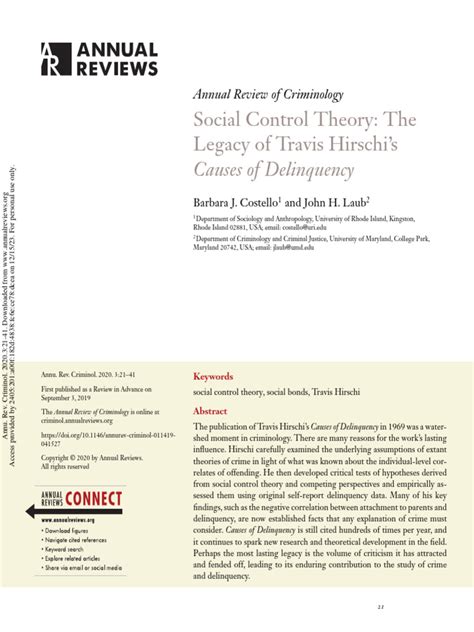 Causes Of Delinquency