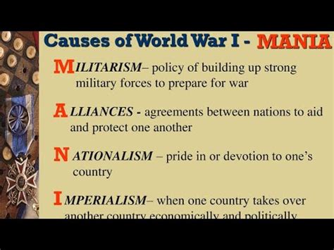 Download Causes Of World War I Mania Mrberlin 