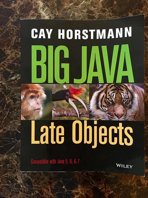 Cay Horstmann Big Java Late Objects