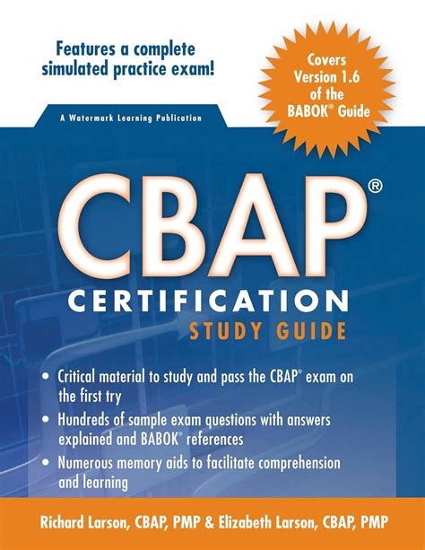 Cbap Certification Study Guide Larson