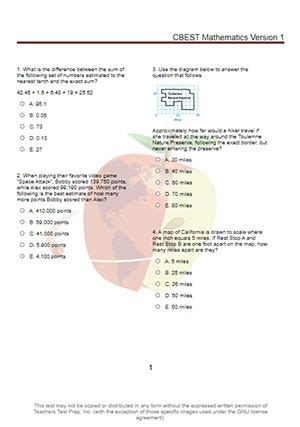 Cbest Practice Test