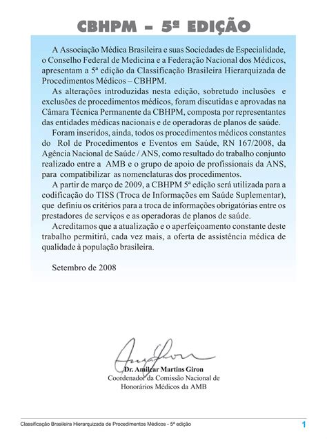 Cbhpm 5 Edição