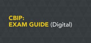 Read Cbip Exam Guide 