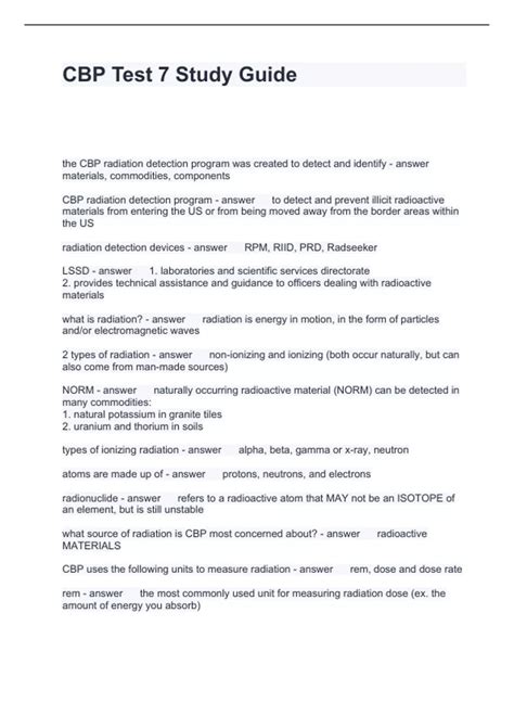 Full Download Cbp Officer Test Study Guide 