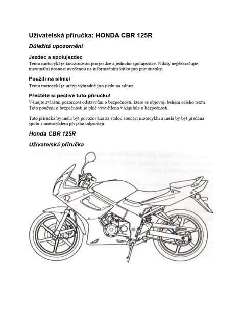 Cbr 125 Manual