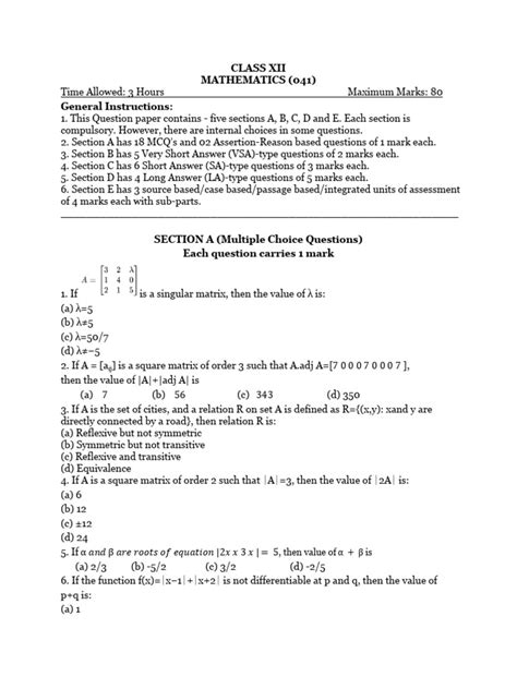 Cbse 12 Board Maths Paper Solution 2013