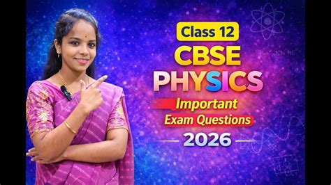 Cbse 12th Physics Very Important Questions Chapter Wise