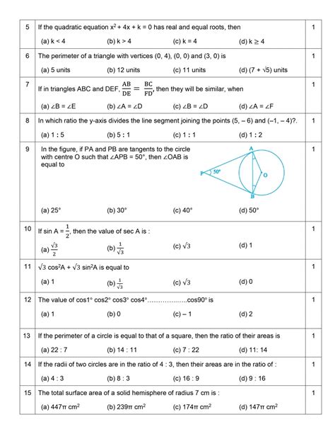 Cbse Class 10 Mathematics Exam 2024 Paper Analysis 4 Math - 4 Math