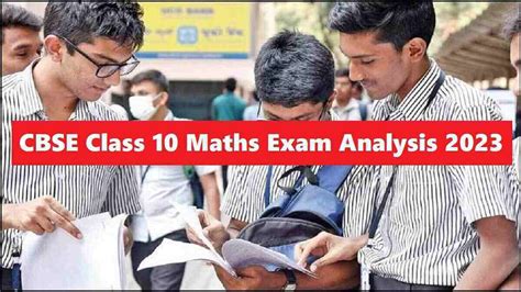 Cbse Class 10 Maths Paper Analysis The Indian Standards Math - Standards Math