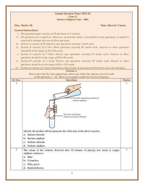 Cbse Class 10 Science Paper Analysis 2024 Easy Science Experiments Paper - Science Experiments Paper
