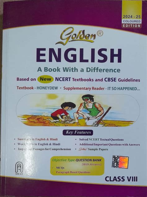 cbse class 8th golden guide english