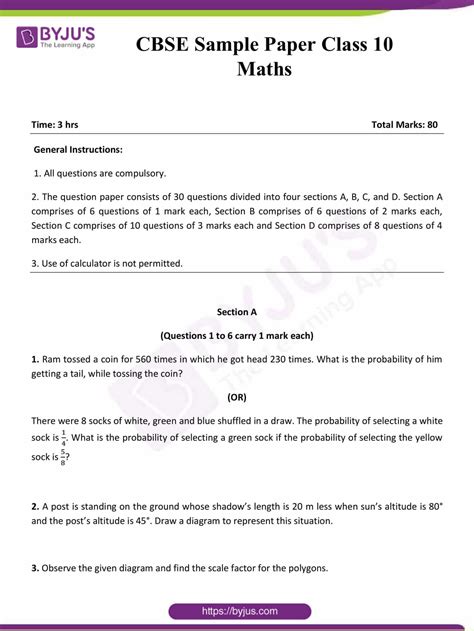 Full Download Cbse Class 10 Sample Papers 
