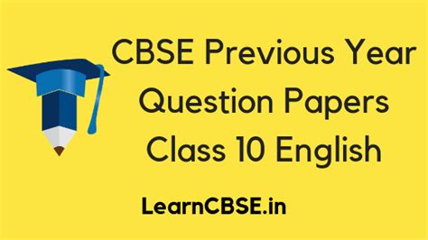 Read Cbse Previous Year Question Papers For Class 10 Science 
