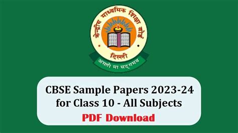 Read Cbse Sample Papers 