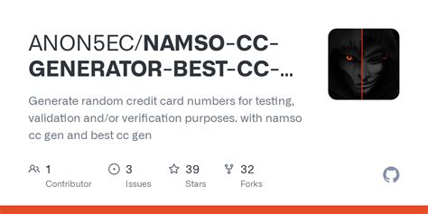 Cc Generator Namso