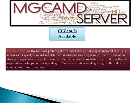 Cccam Server Mgcamd Server Cardsharing Services