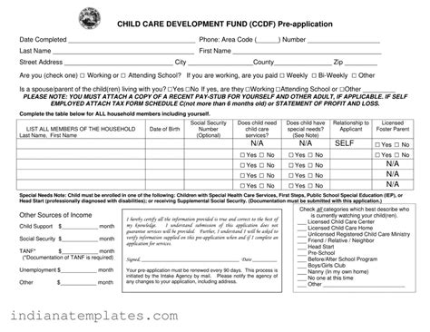 ccdf indiana