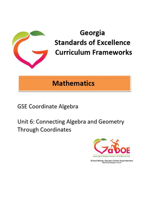 Ccgps Coordinate Algebra Unit 6 Answers