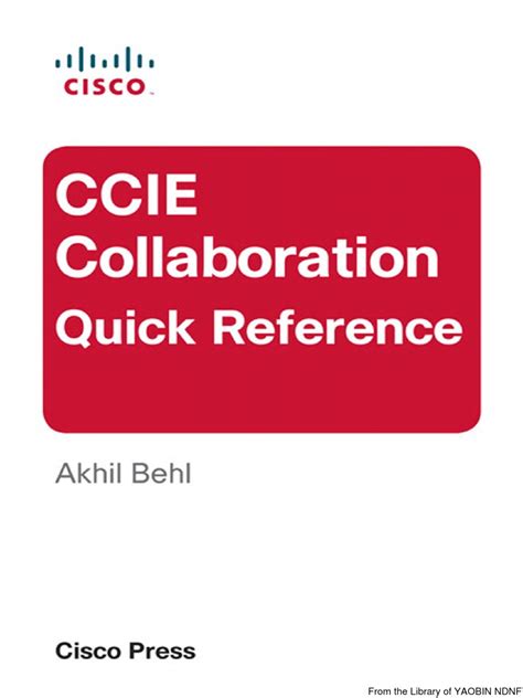 Full Download Ccie Collaboration Quick Reference Pearsoncmg 
