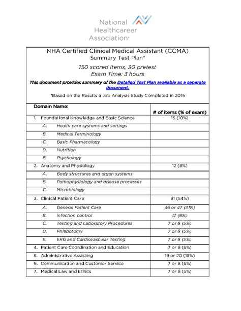 Ccma Study Guide