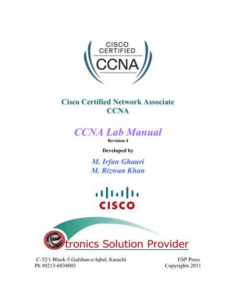 ccna network basics lab manual