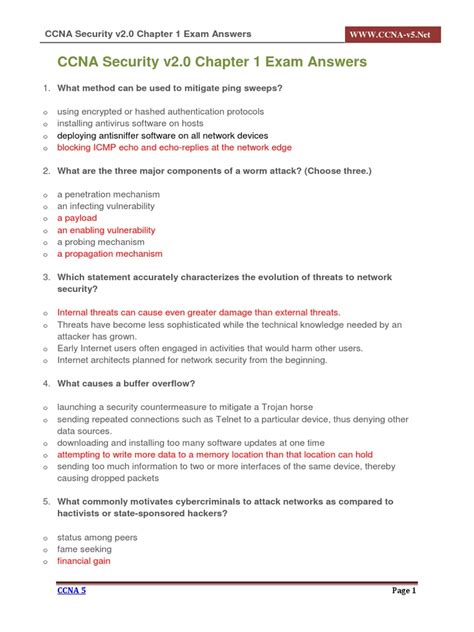 Ccna Security V2 0 Chapter 8 Exam Answers Ccnav6