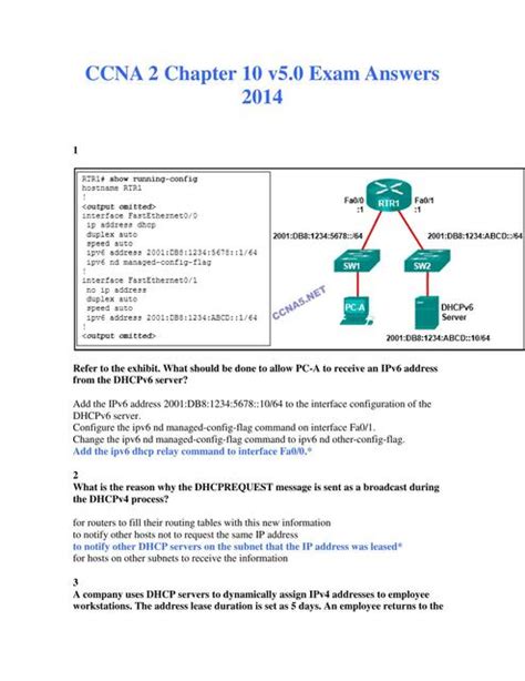 Read Ccna 2 Chapter 10 Exam Answers 