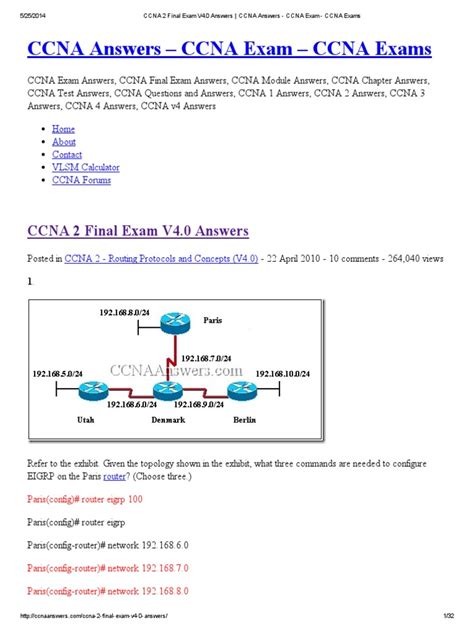 Read Online Ccna 2 Chapter 3 Answers 