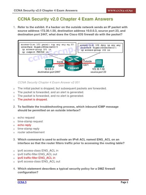 Full Download Ccna Chapter 4 Quiz Answers 