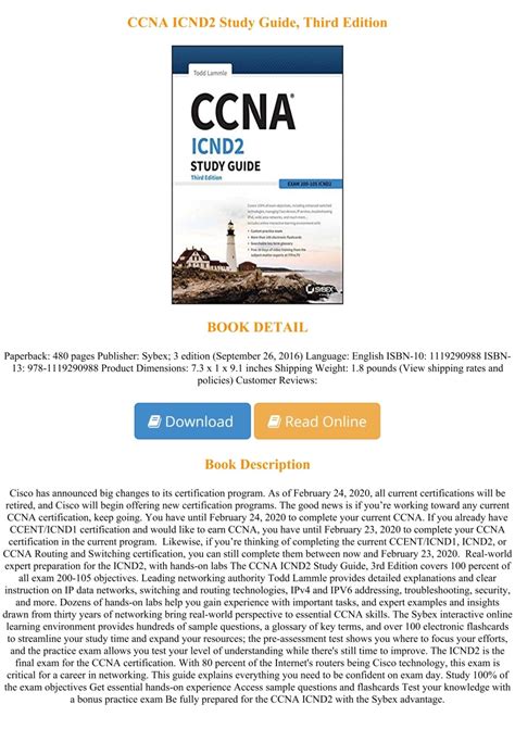 Read Online Ccna Icnd2 Study Guide Third Edition 