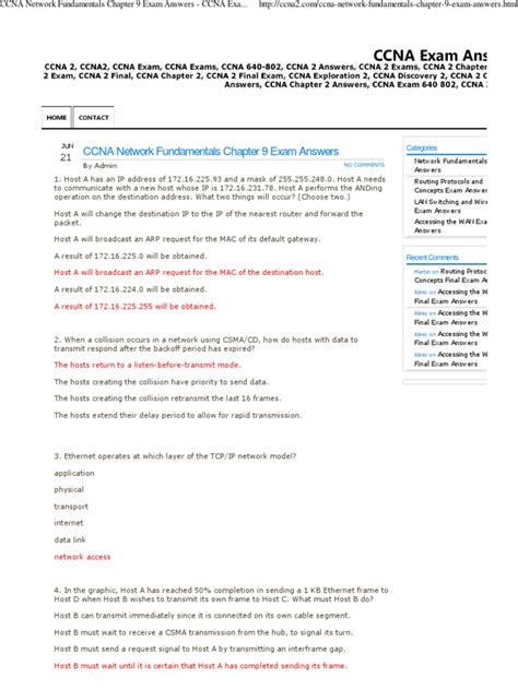 Full Download Ccna Network Fundamentals Chapter 6 Answers 