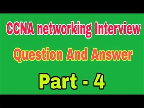 Full Download Ccna Networking Interview Questions And Answers 