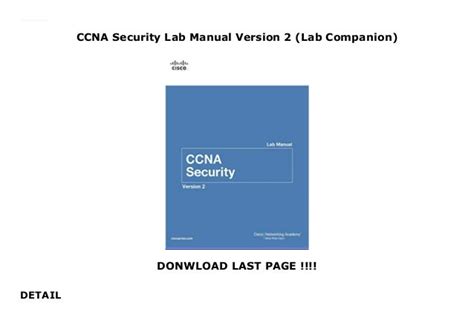 Read Ccna Security Lab Manual Version 11 2Nd Edition Free Download 