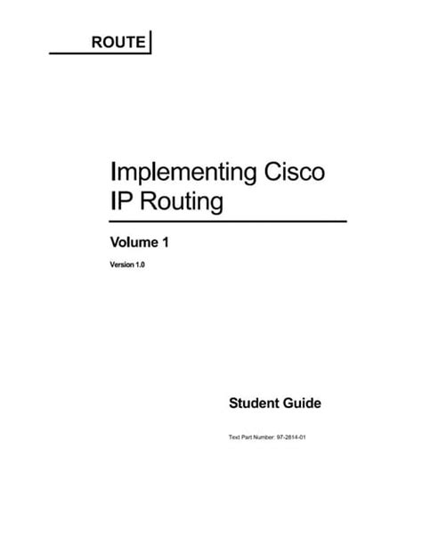 Download Ccnp 640 902 Study Guide 