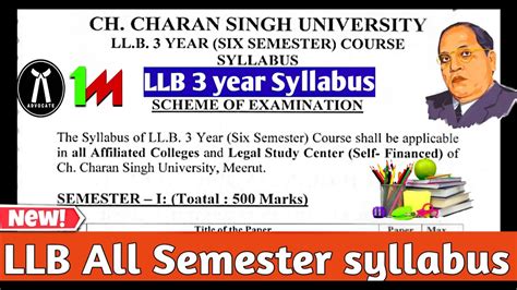 ccs university llb 3 year