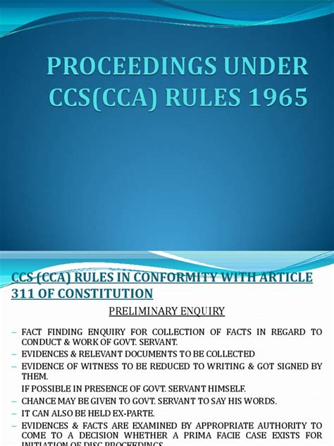 Read Ccs Cca Rules 1965 Epfoa 