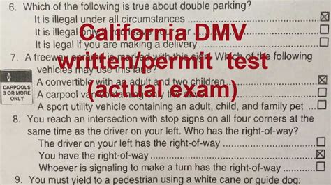 ccw written test california