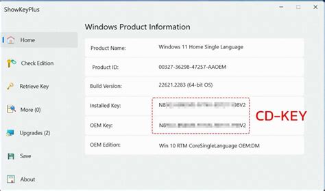 Cd Key Windows 10