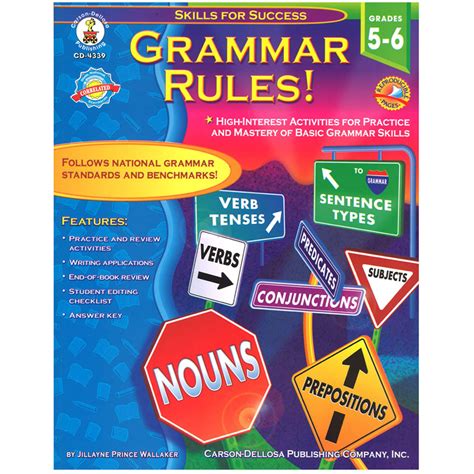 Read Cd 4339 Grammar Rules Grades 5 6 Answer Key 