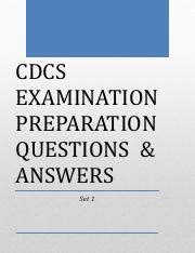 Download Cdcs Exam 2013 Question Paper 