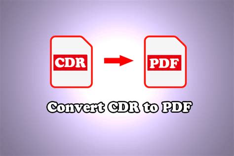 cdr to pdf