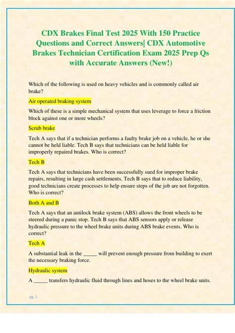 cdx auto answers
