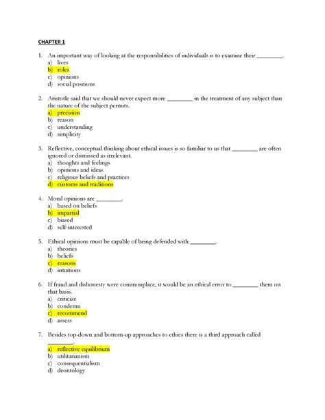 ce4less ethics test answers