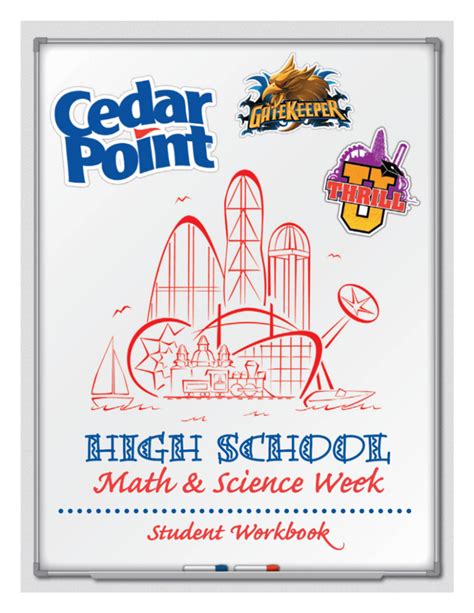 Cedar Point Math Science Week Packet Answers
