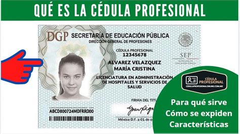 Cedula Profesional Ejemplo