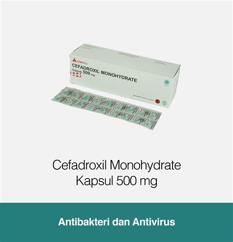 cefadroxil monohydrate kapsul 500 mg obat apa