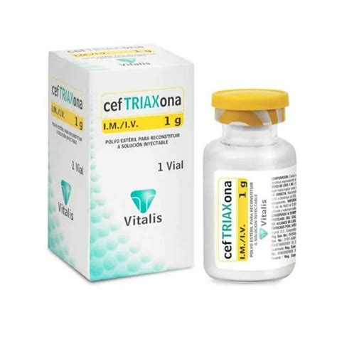 ceftriaxona 1g